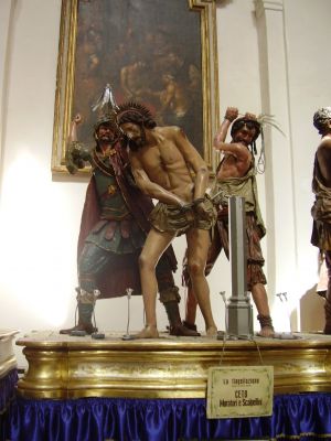 Chiesa del Purgatorio in Trapani
La Flagellazione (a cura del ceto dei Muratori e Scalpellini)
