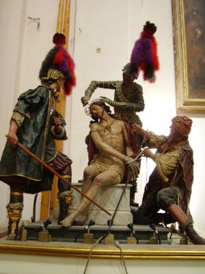 Chiesa del Purgatorio in Trapani
L'incoronazione di spine (a cura del ceto dei Fornai)

