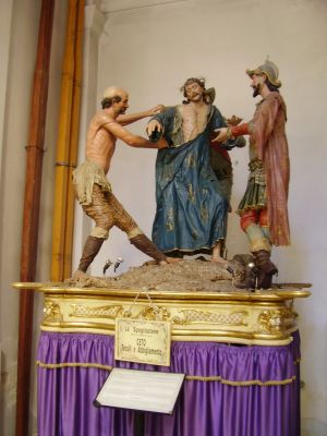 Chiesa del Purgatorio in Trapani
La Spogliazione (a cura del ceto Tessili e Abbigliamento)
