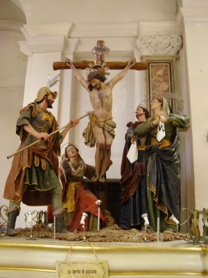 Chiesa del Purgatorio in Trapani
La Ferita al costato (a cura del ceto dei Pittori e Decoratori)
